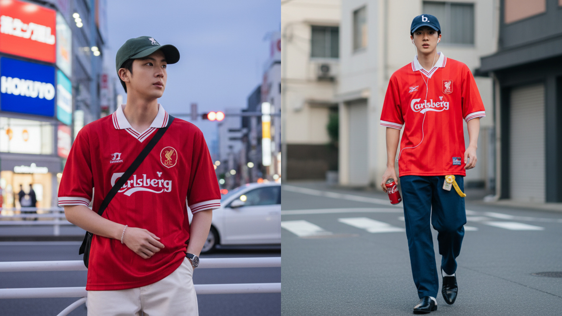 Ilustrasi AI Street Style Jepang Retro gaya Blokecore