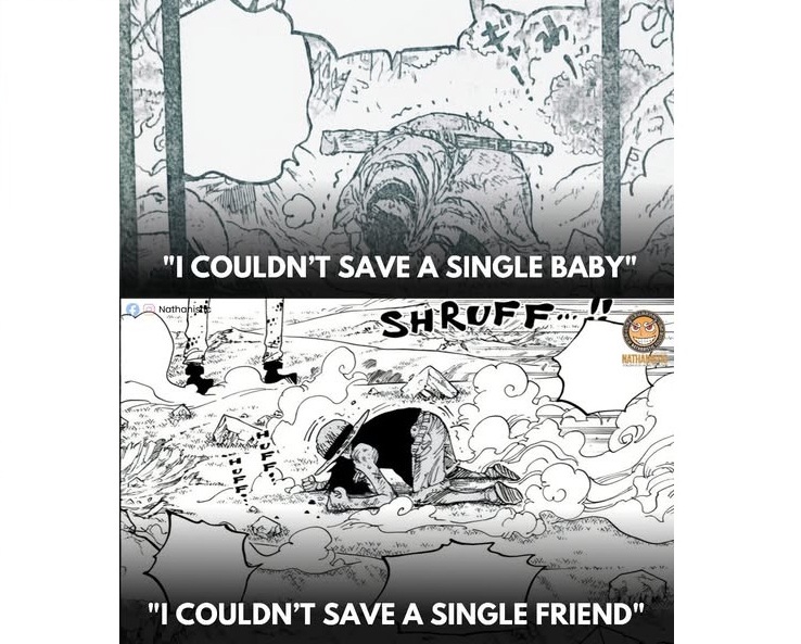 Fakta penyesalan Dragon di One Piece 1164 paralel dengan kisah Luffy.