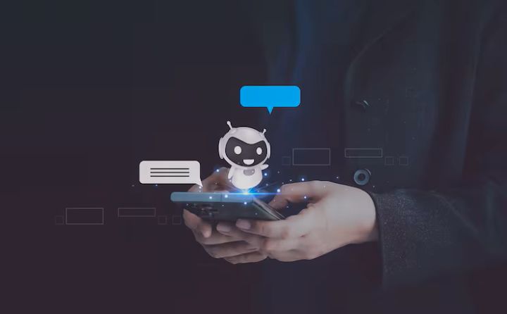Ilustrasi chatbot AI