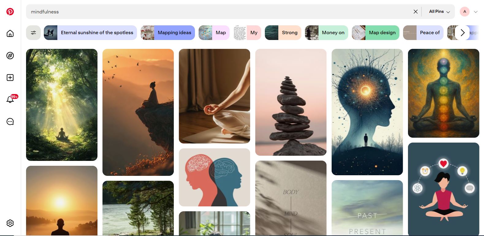 Pinterest jadi ruang healing digital dengan konten self love, visual estetik, dan affirmation board setelah kasus perselingkuhan artis.