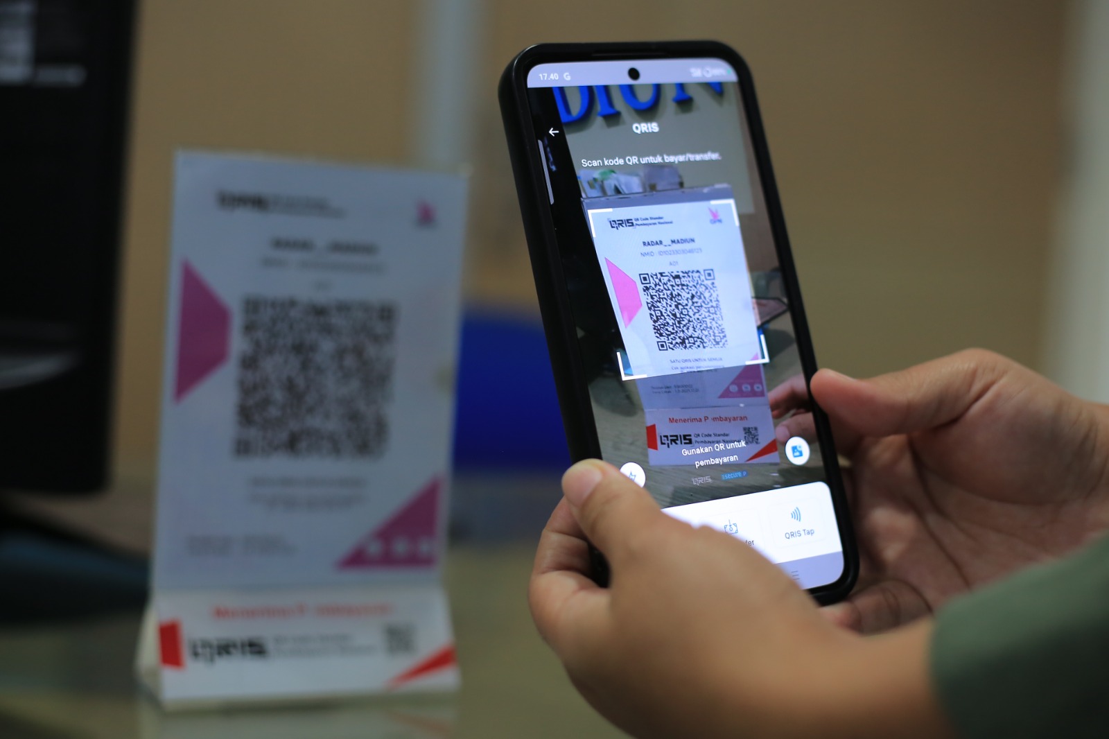 BI Kediri mencatat transaksi Qris di Kota Madiun tembus 440 ribu. Lonjakan dipicu ekonomi digital dan sektor pariwisata yang makin tumbuh. BAGAS BIMANTARA/RADAR MADIUN