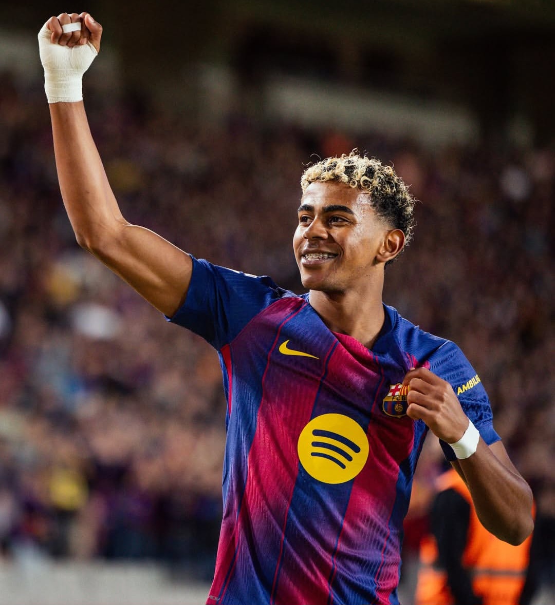 Lamine Yamal memimpin daftar pemain dengan nilai pasar tertinggi versi Transfermarkt, mengungguli Erling Haaland dan Kylian Mbapp&eacute;. (Transfermarkt)
