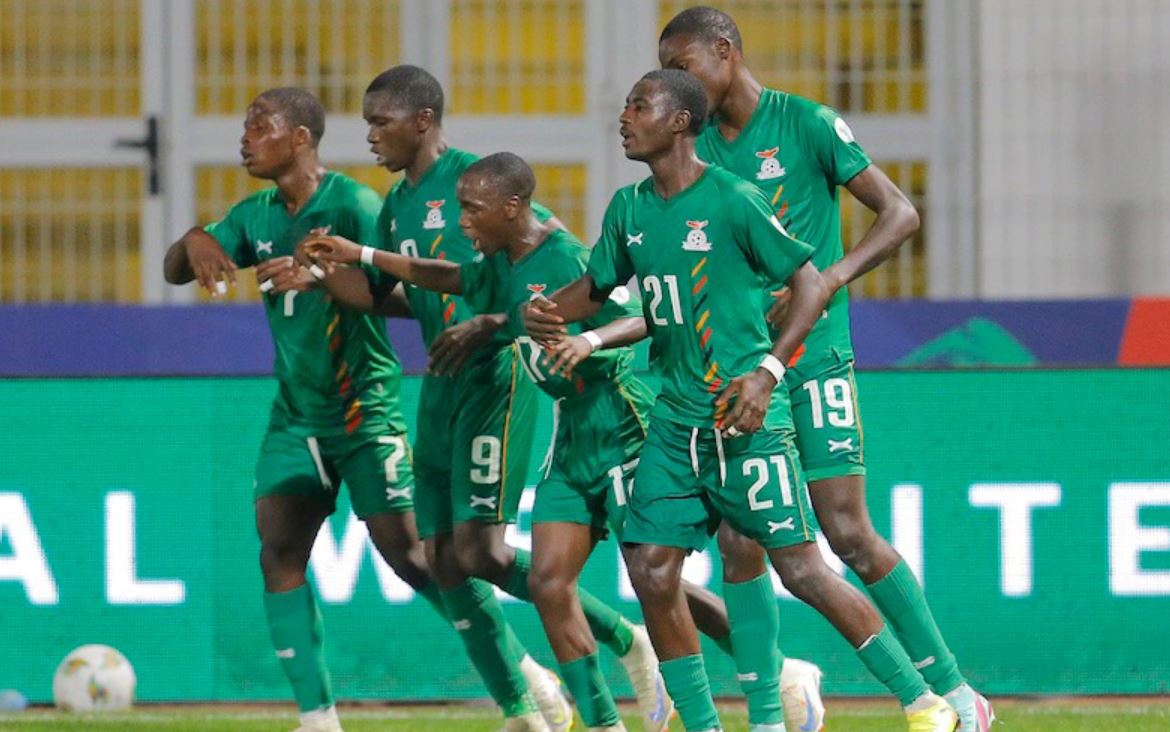Aksi para pemain Timnas Zambia U-17.
