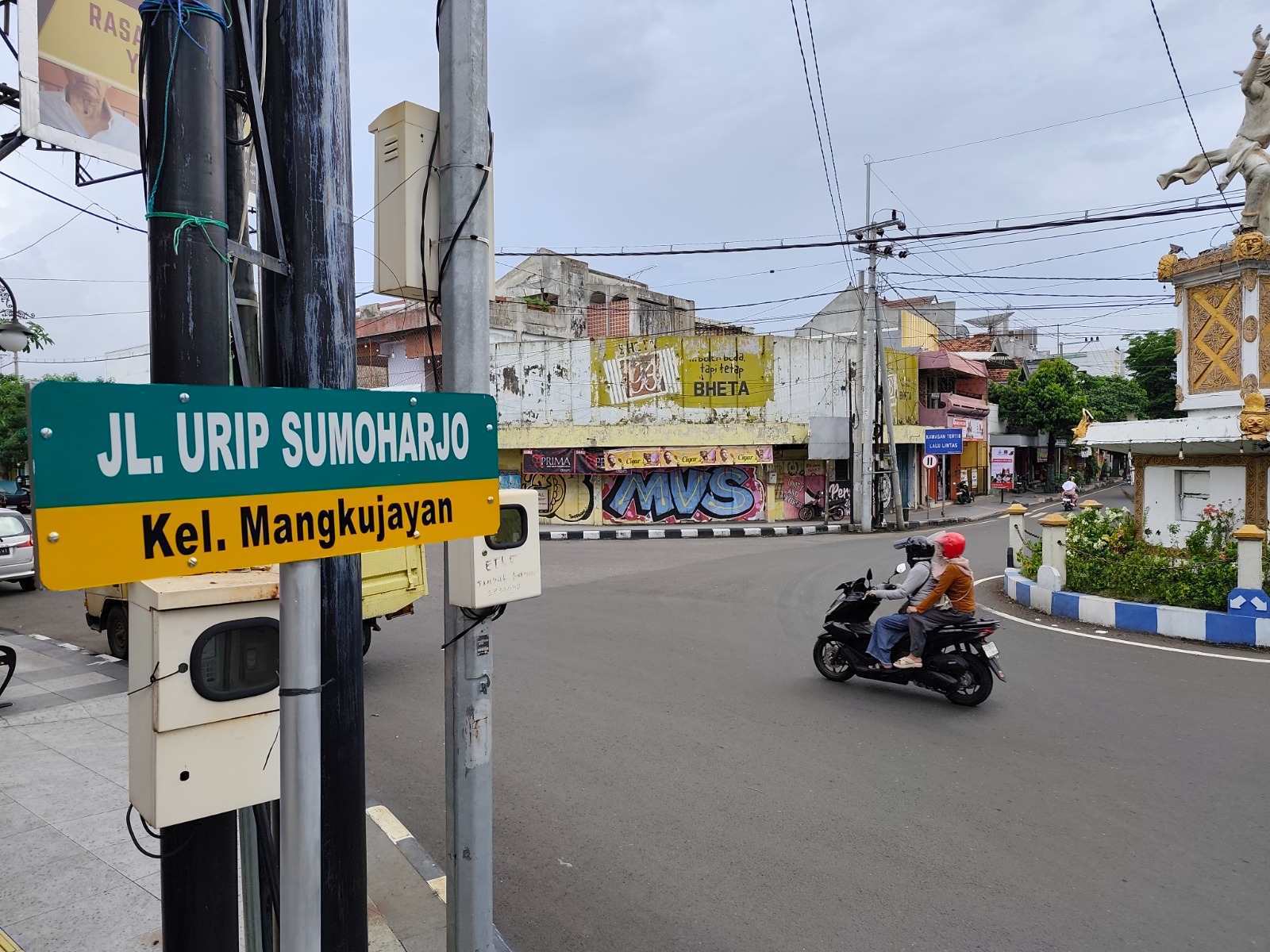 Jalan Sultan Agung (Sultag) menjadi salah satu dari total 167 ruas yang diperbaiki. Seluruh pekerjaan ditarget rampung akhir tahun ini. SUGENG DWI N./RADAR PONOROGO
