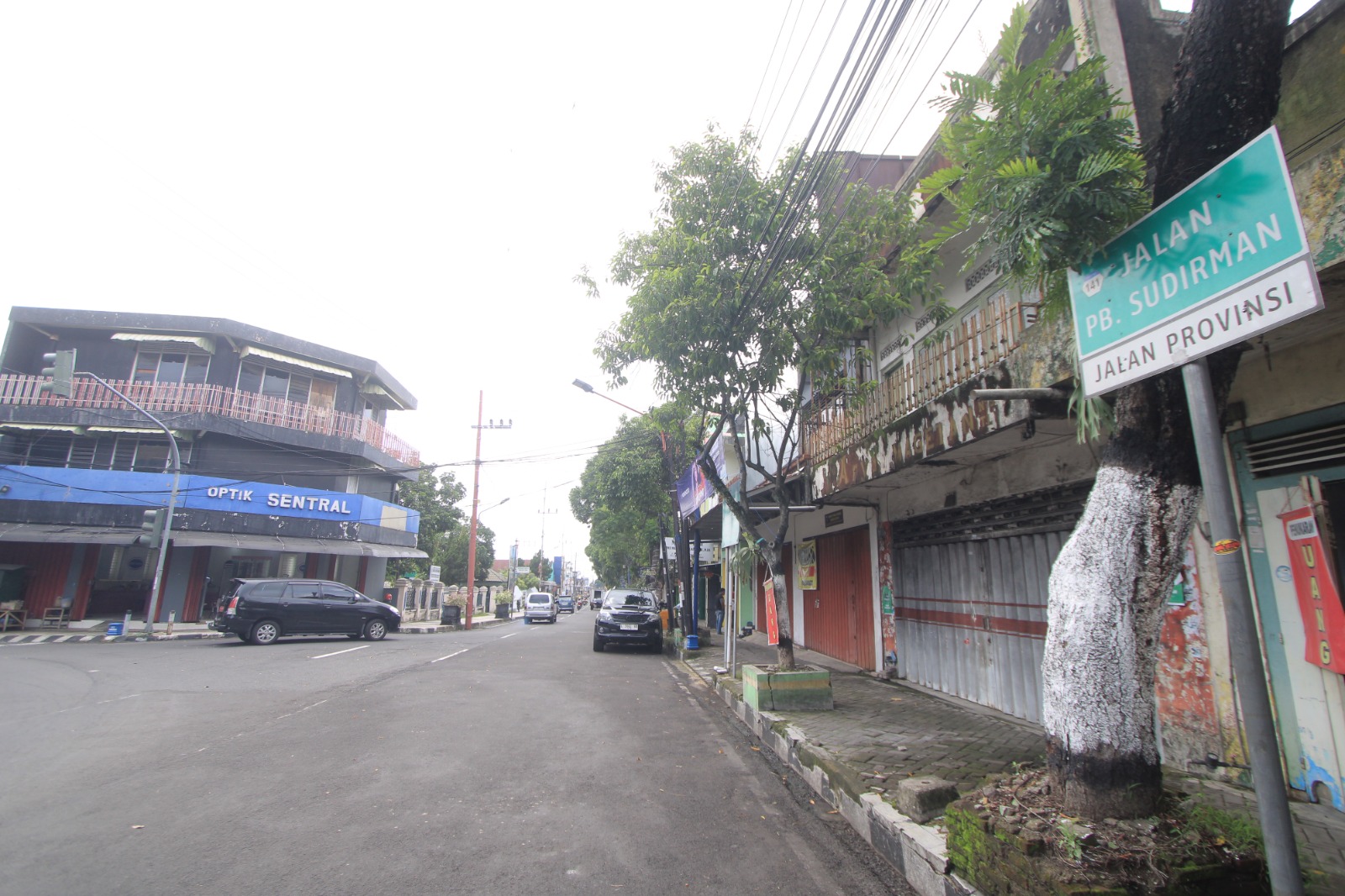 Dishub Magetan berencana mengubah arah Jalan Panglima Sudirman&ndash;Pahlawan dan Jalan Kresno&ndash;Pandu mulai akhir bulan ini. FOTO: AJI PUTRA/JAWA POS RADAR MAGETAN