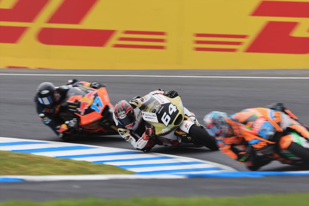 Mario Suryo Aji resmi melanjutkan kiprah di Moto2 bersama Idemitsu Honda Team Asia. HONDA TEAM ASIA