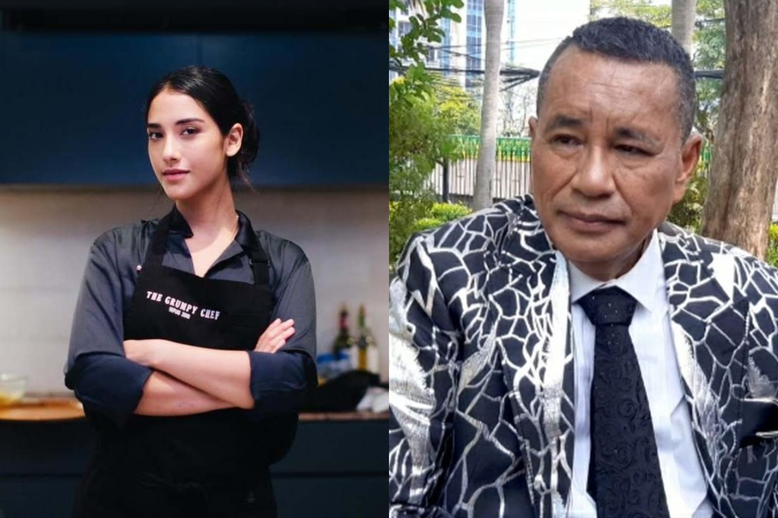 Ilustrasi Sabrina Alatas dan Hotman Paris