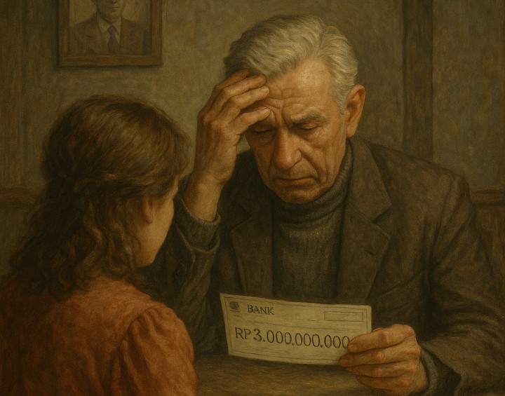 Ilustrasi cerpen berdasarkan kisah nyata sebuah pernikahan di Pacitan.