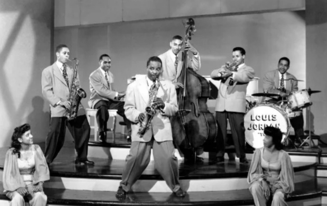 Tympany Five, band R&B dan jazz yang didirikan Louis Jordan pada 1938.