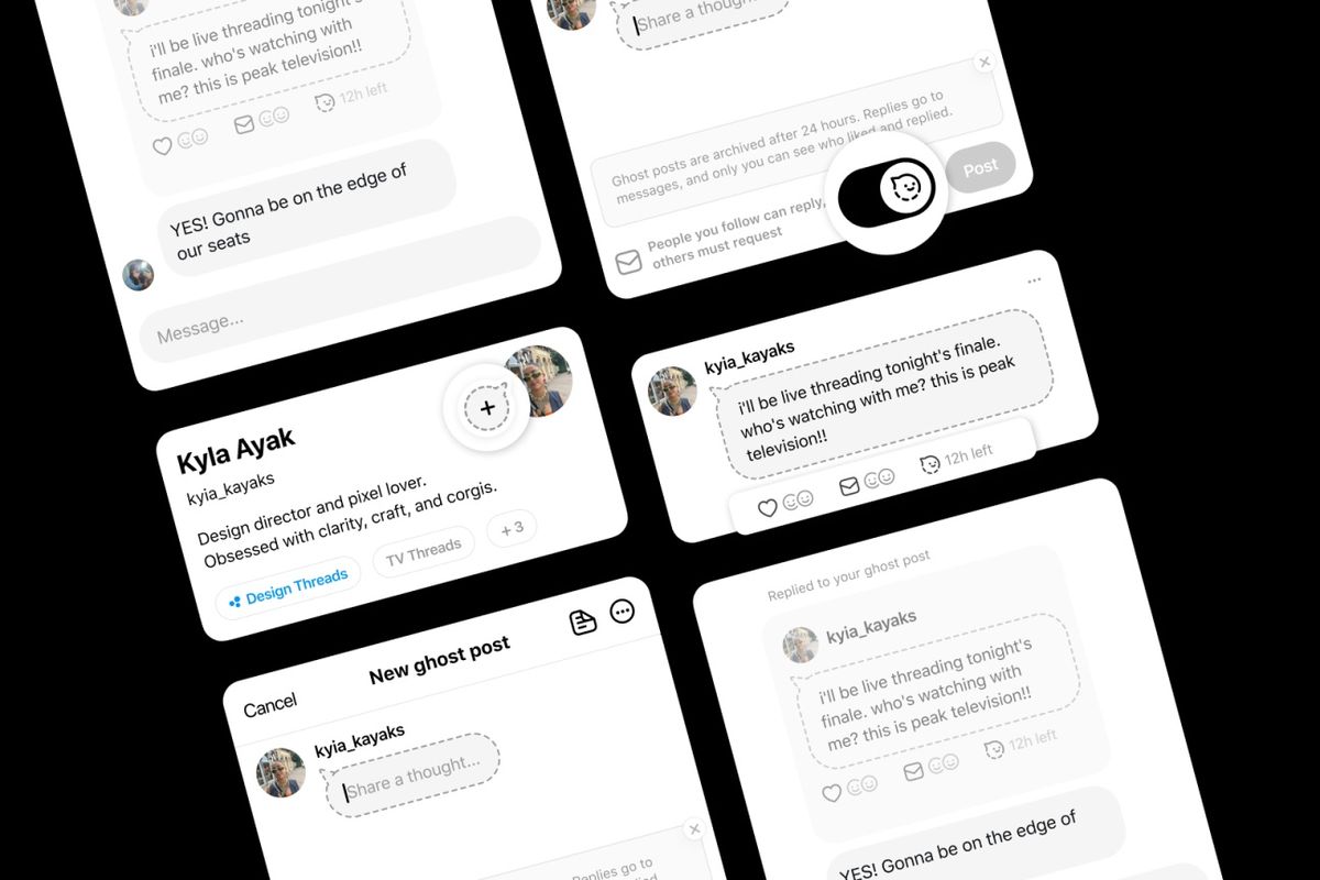 Fitur &ldquo;Ghost Post&rdquo; di Threads memungkinkan unggahan otomatis hilang dalam 24 jam.