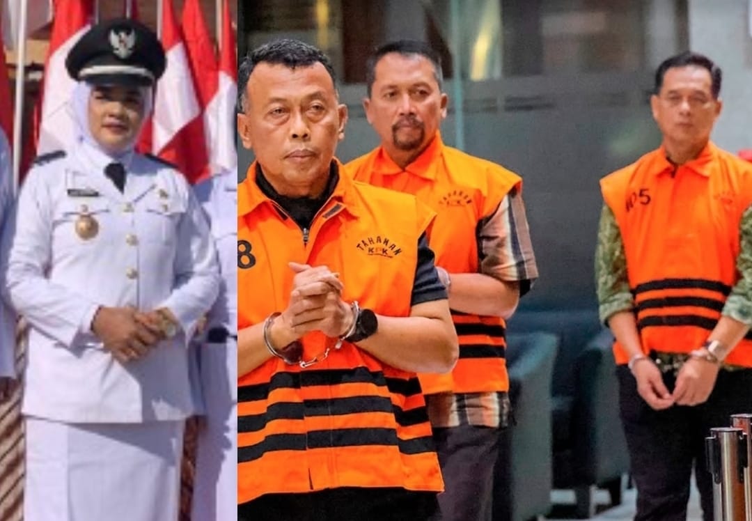Ninik Setyowati, ipar Bupati Sugiri Sancoko, pihak pertama yang diamankan dalam OTT KPK saat menerima uang suap Rp 500 juta.