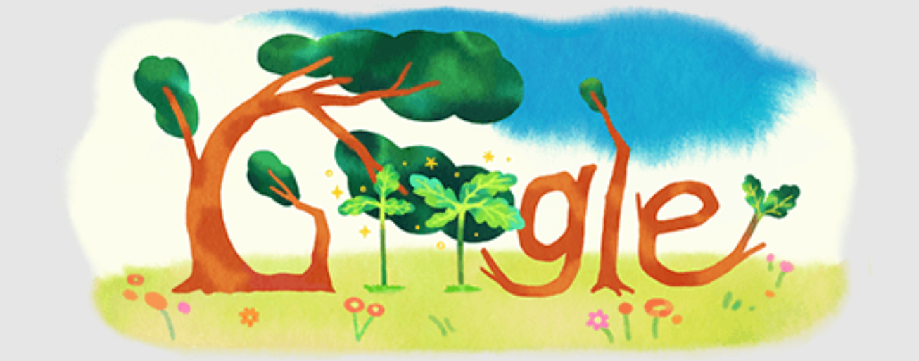 Google rayakan Hari Ayah Nasional 2025 dengan Doodle bertema alam yang hangat dan bermakna.