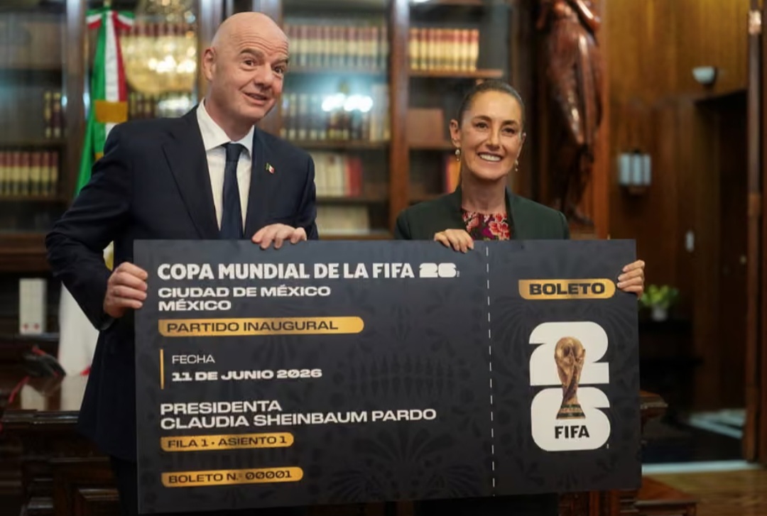 Presiden Meksiko Claudia Sheinbaum berjanji menyerahkan tiket VIP pembukaan Piala Dunia 2026 kepada gadis muda yang mencintai sepak bola.