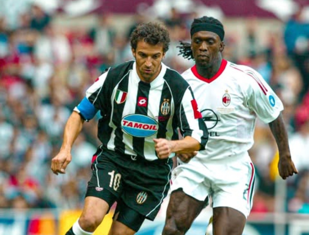 Duel Del Piero lawan dalam laga Juventus vs AC Milan.