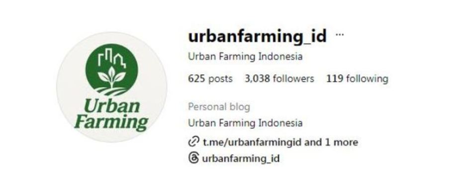 Salah satu akun edukasi pertanian.