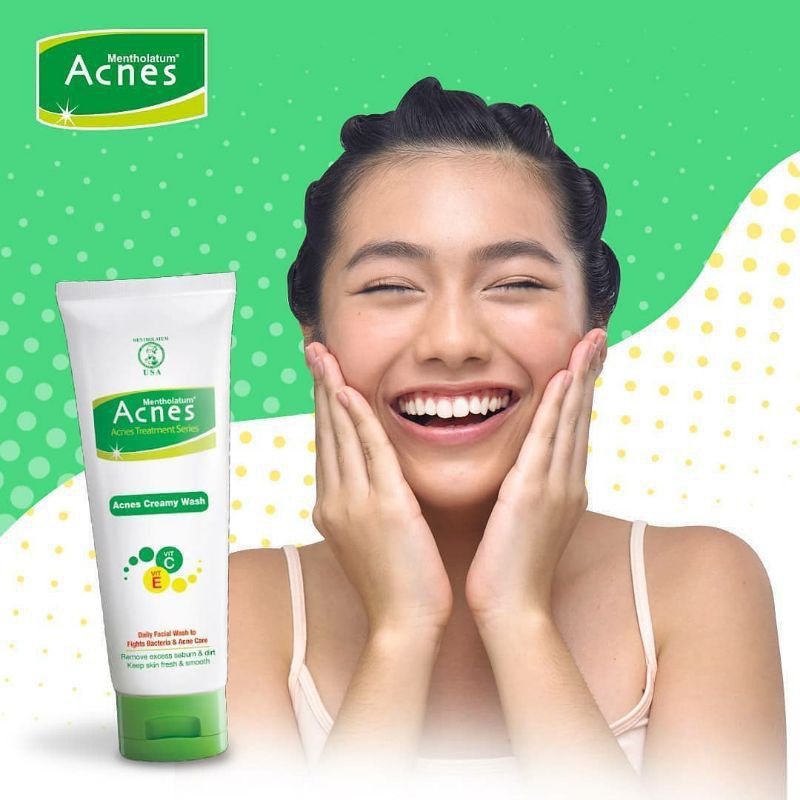 Acnes Creamy Wash salah satu rekomendasi sabun cuci muka.