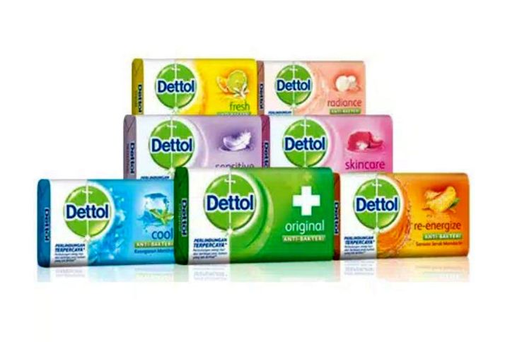 Dettol salah satu rekomendasi sabun batang terbaik.