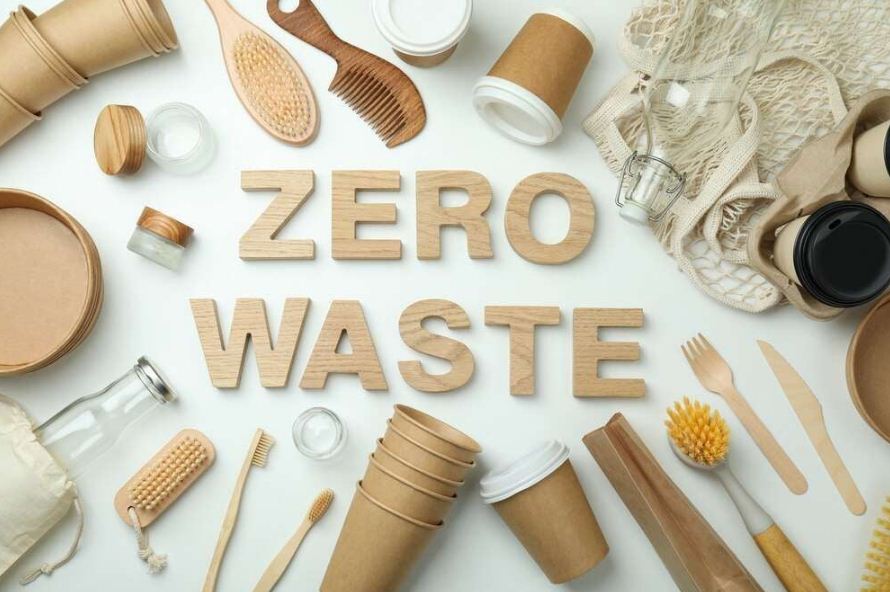 Ilustrasi gaya hidup zero waste.