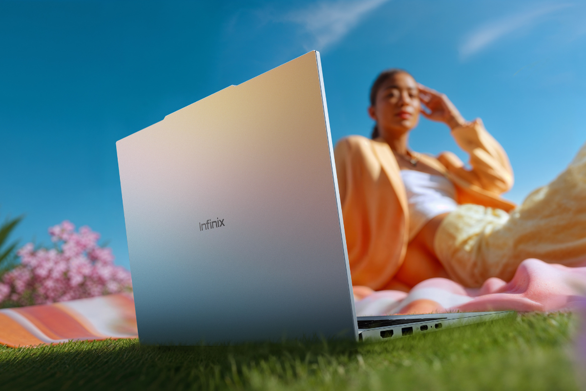 Infinix XBOOK B14 hadir dengan desain ringan berbahan aluminium alloy dan performa Ryzen HS-Series.