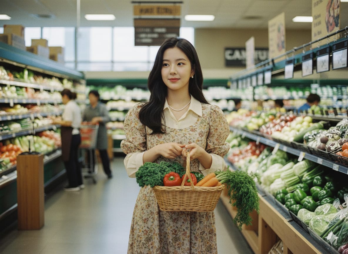 Hasil edit foto ala Grocery Shop