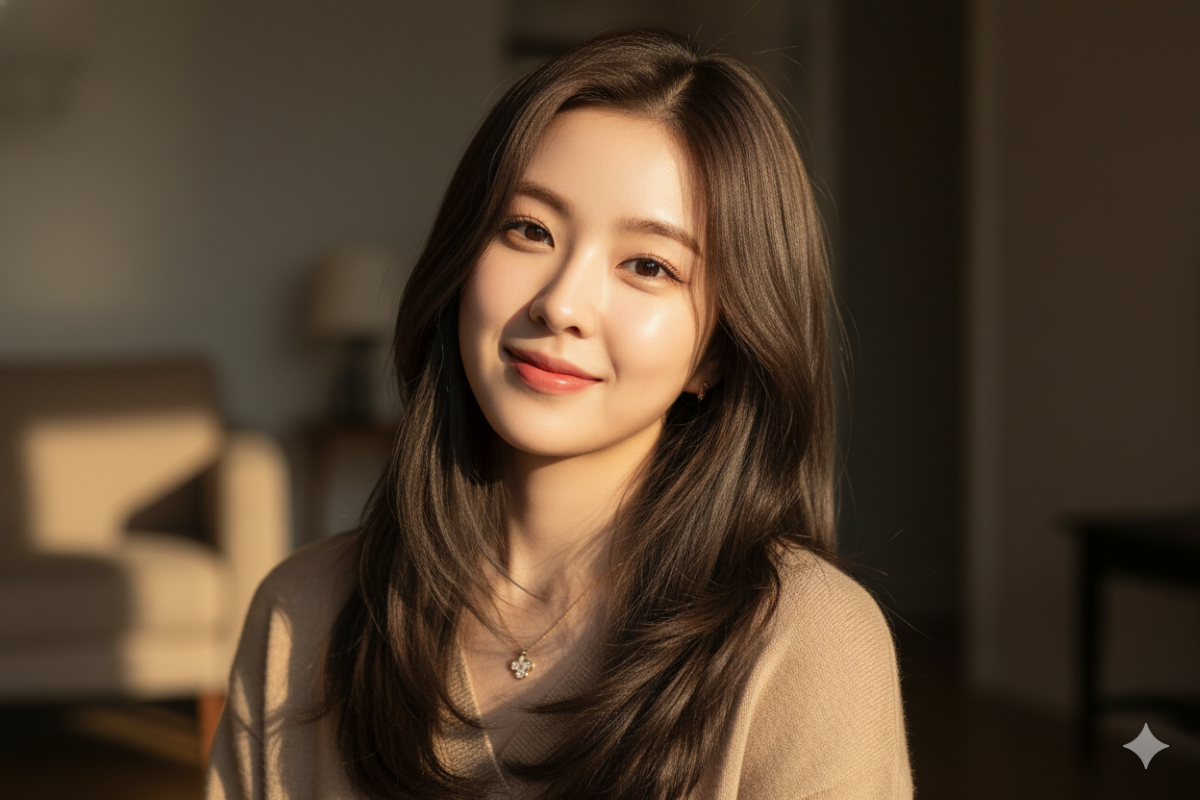 Hasil edit foto ala golden hour
