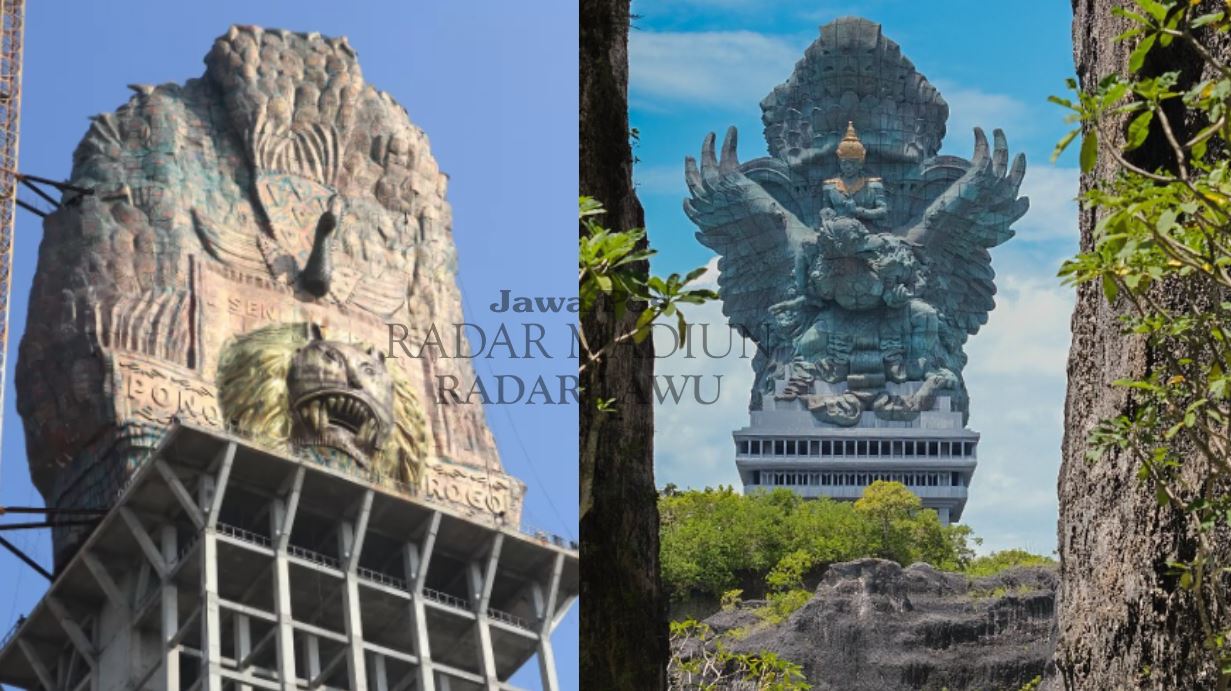 Monumen Reog disebut-sebut lebih tinggi dari GWK Bali, simak perbedaan keduanya.