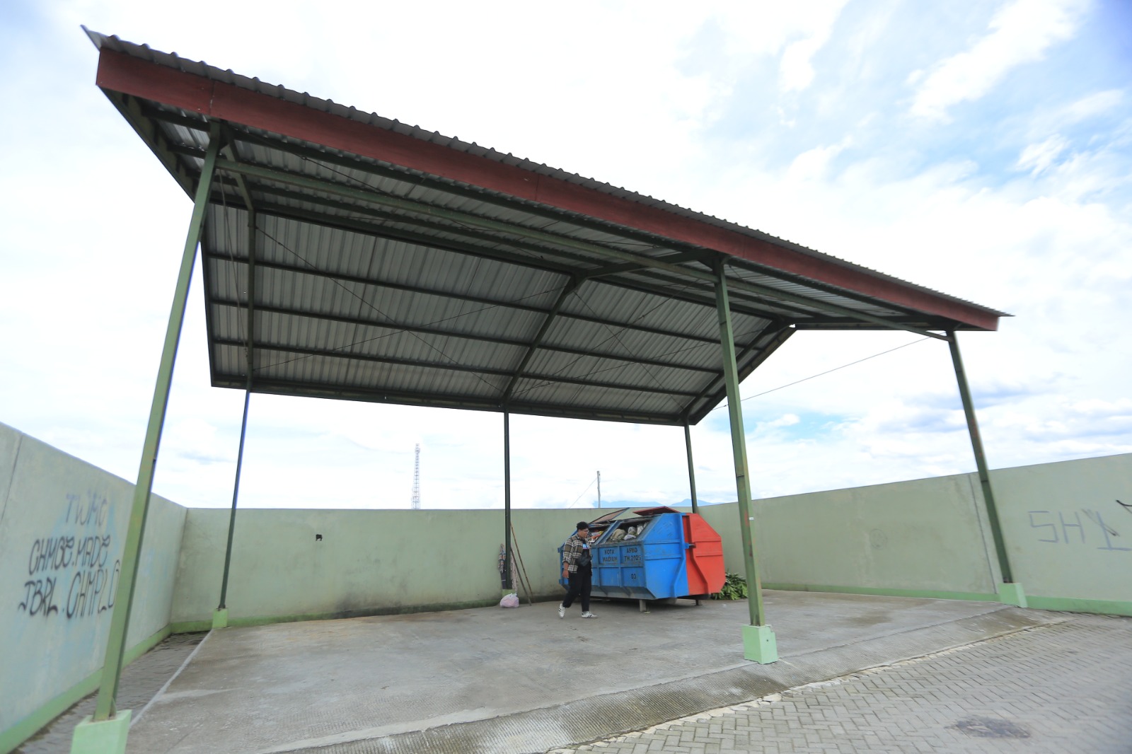 Rencana pembangunan TPS organik di Sukosari memanfaatkan aset daerah yang sudah ada. BAGAS BIMANTARA/JAWA POS RADAR MADIUN