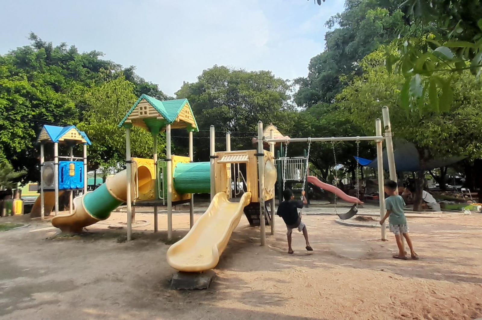 Alun-alun Ngawi yang rencananya mulai direvitalisasi tahun depan. ASEP SYAEFUL BACHRI/JAWA POS RADAR NGAWI