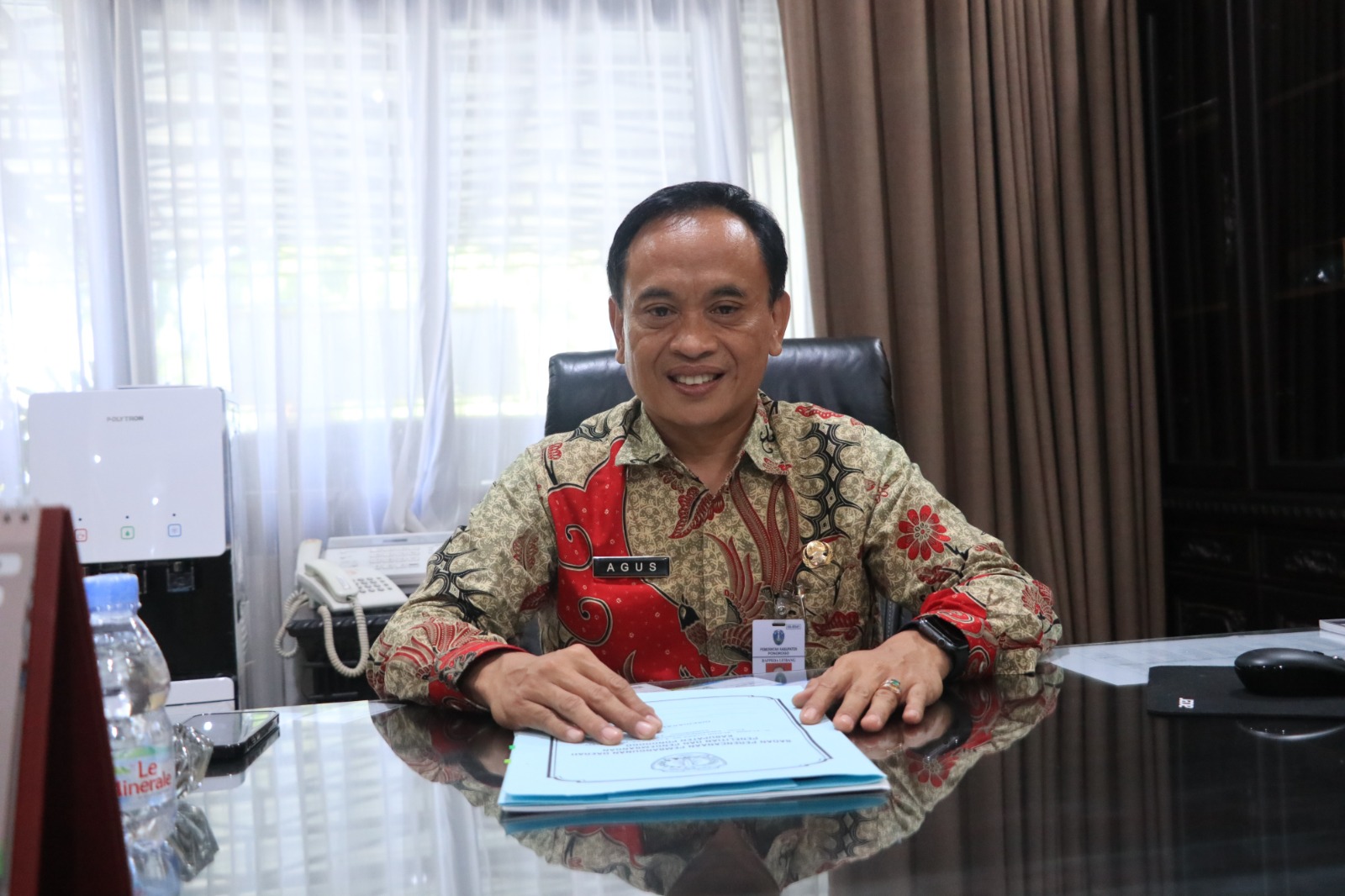 Agus Sugiarto resmi ditunjuk sebagai Plh Sekda Ponorogo untuk mempercepat koordinasi dan penyelesaian PR jelang akhir tahun anggaran. DOK RADAR PONOROGO