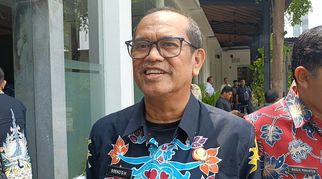 Sekda Kota Madiun Soeko Dwi Handiarto menjelaskan alasan pembatalan lima formasi PPPK paruh waktu akibat ketidaksesuaian berkas dan persoalan nonteknis. DOK RADAR MADIUN