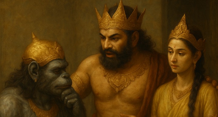 Ilustrasi lakon wayang Subali Lena.