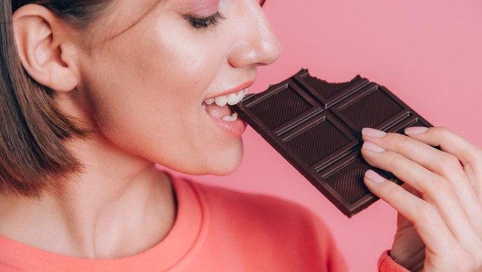 Ilustrasi dark chocolate.