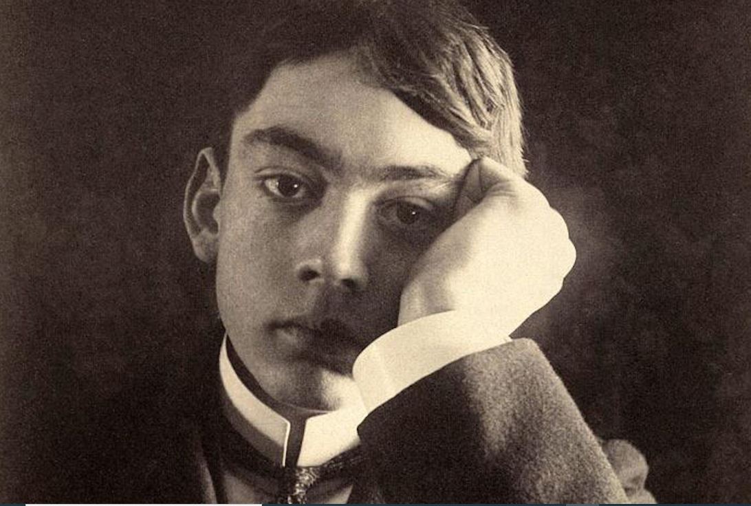 Potret Kahlil Gibran semasa remaja.