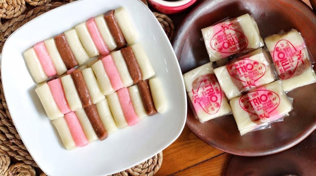 Getuk trio salah satu makanan khas Magelang.