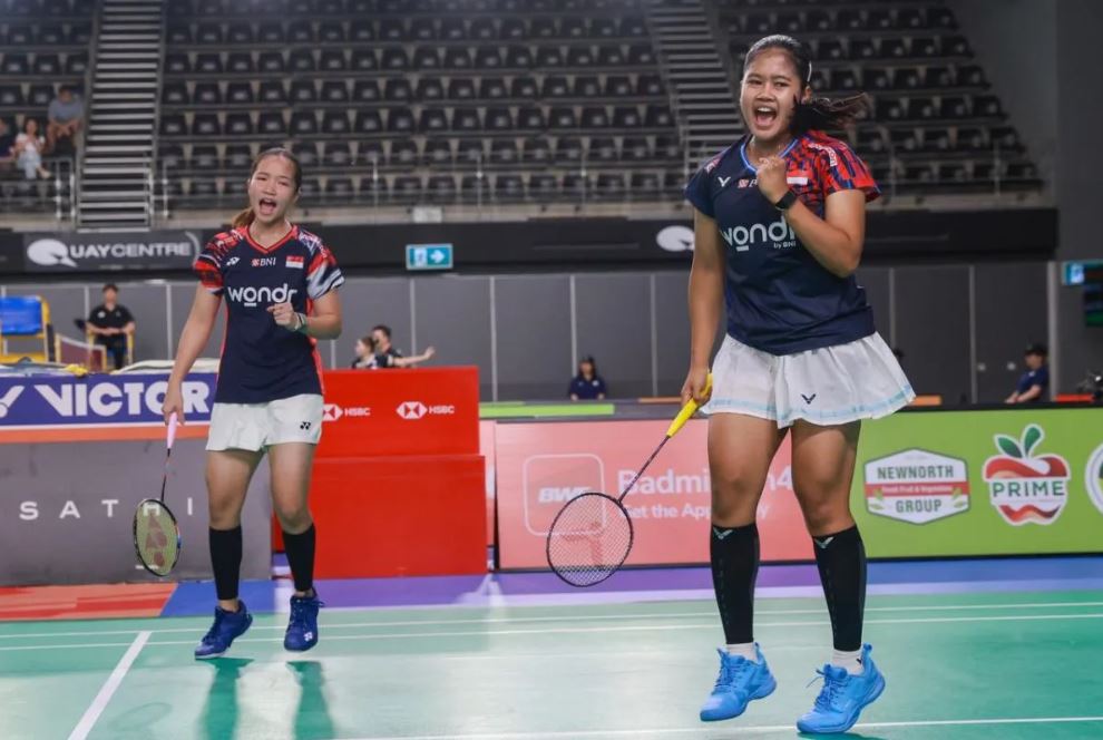 Ganda putri Indonesia Rachel Allessya Rose (kiri) dan Febi Setianingrum (kanan).