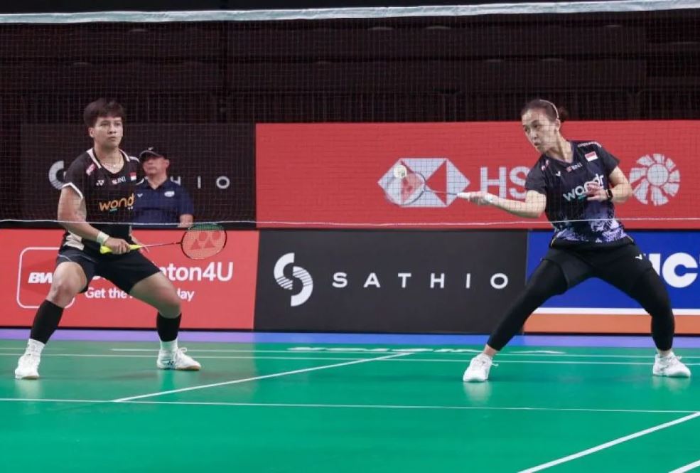 Ganda putri Indonesia Ana/Trias menang 21-10, 21-14 atas unggulan keempat India di babak pertama Australian Open 2025 pada babak pertama Australian Open 2025, Selasa (18/11).