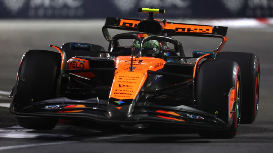 Lando Norris tercepat di FP2 GP Las Vegas dengan 1:33.602.