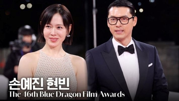 Ilustrasi Profil Lengkap Son Ye Jin, Aktris Korea Pemenang Best Actress Blue Dragon 2025 Bersama Suaminya Hyun Bin