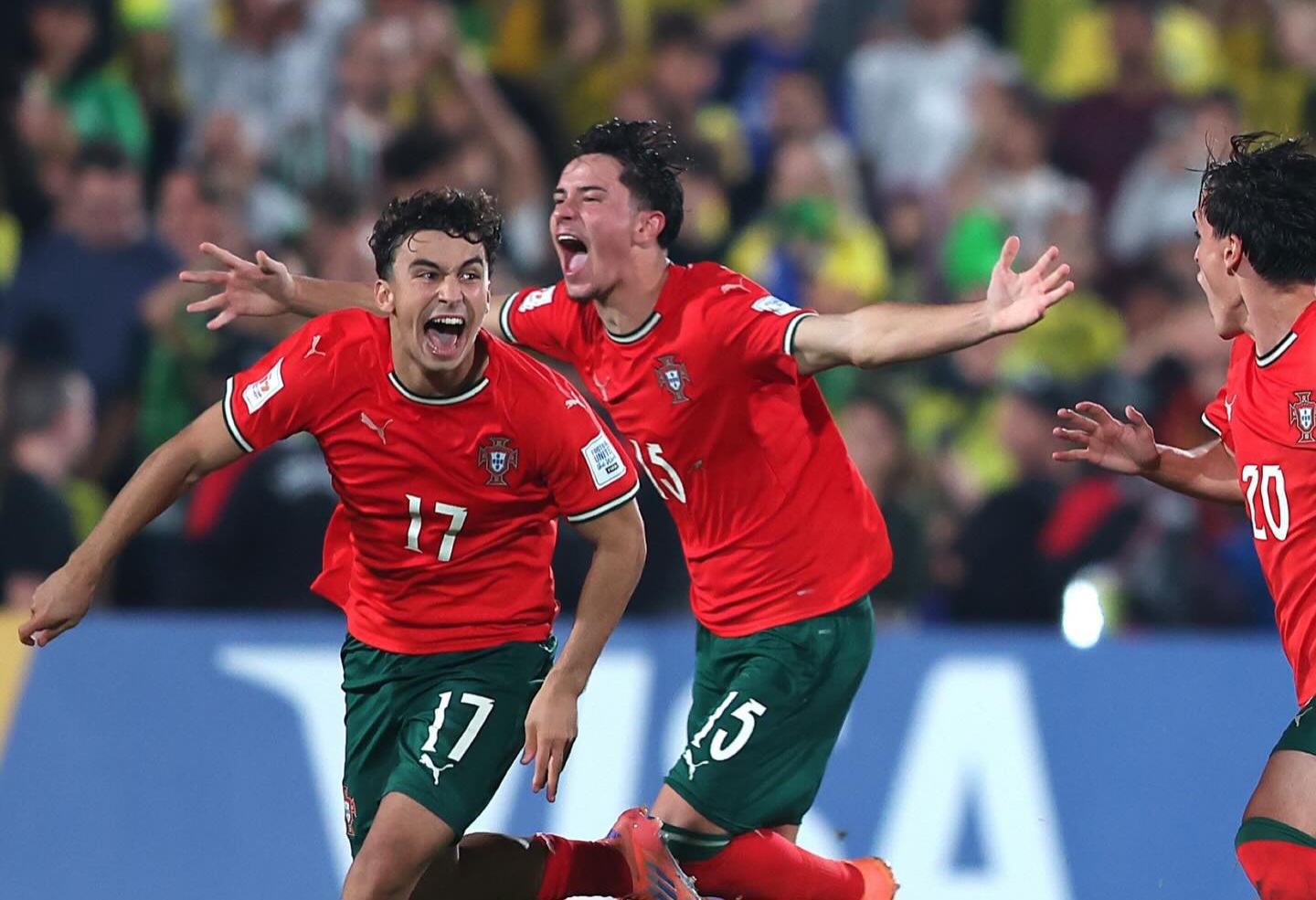Euforia pemain Portugal usai pastikan ke final.
