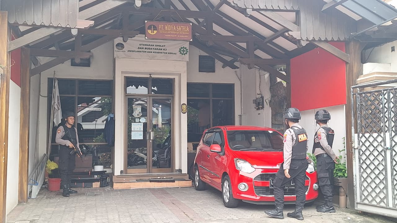 Begini penampakan kantor PT Widya Satria, kontraktor pelaksana megaproyek Monumen Reog di Ponorogo yang diusut KPK usai OTT Sugiri Sancoko.