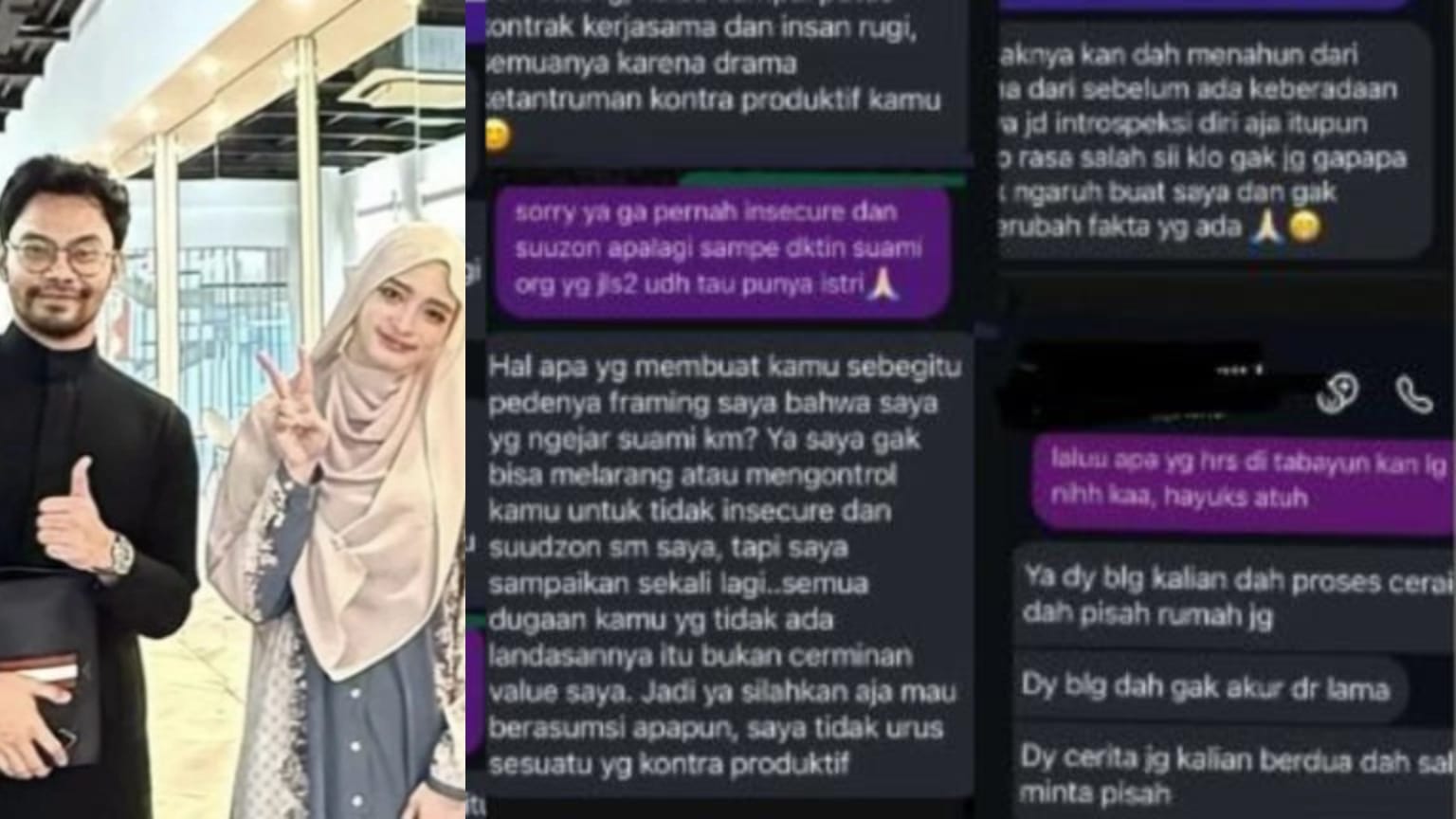 Ilustrasi Isi Chat Inara dan Mawa