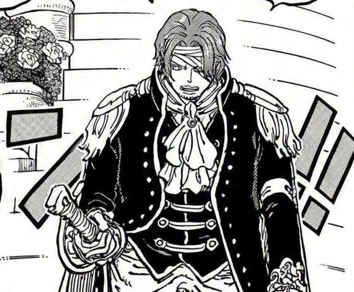 Shanks menjadi anggota Pedang Dewa di baca komik One Piece 1167 RAW.