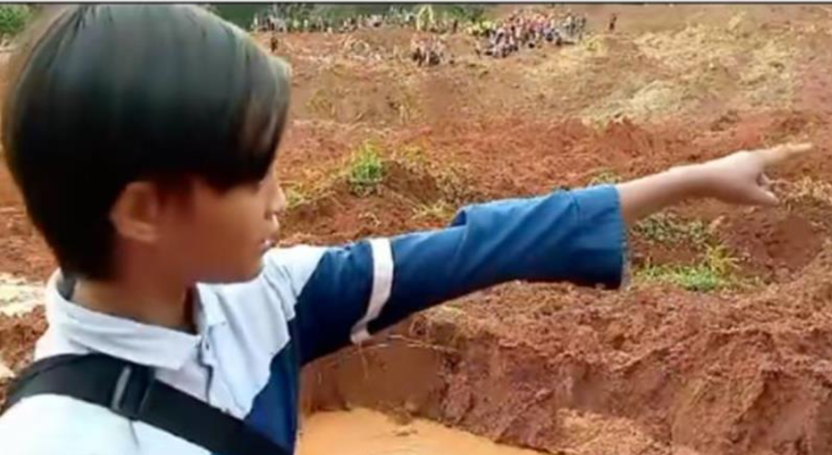Bocah indigo&nbsp;bernama Rival Altaf membantu pencarian korban longsor di Cilacap.
