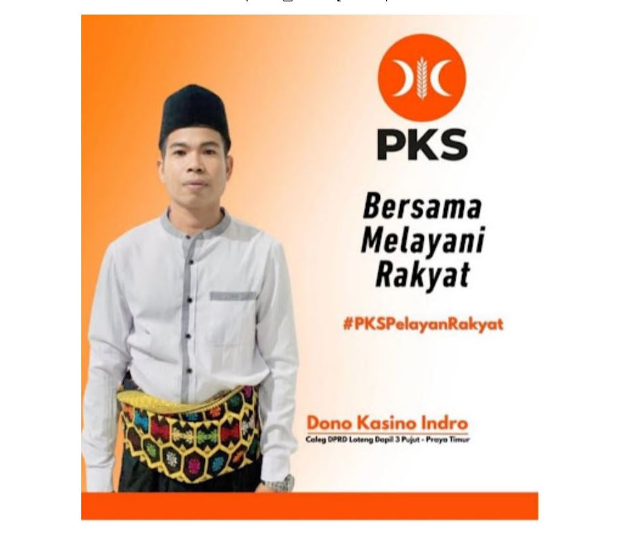 Dono Kasino Indro resmi dilantik sebagai anggota DPRD Lombok Tengah.