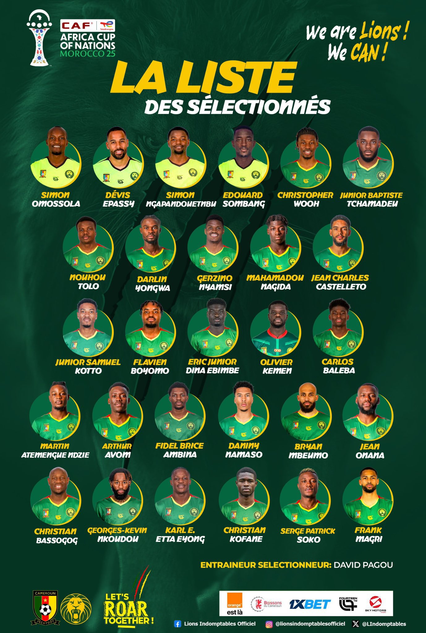 Onana Tak Masuk Daftar Kamerun di AFCON 2025.