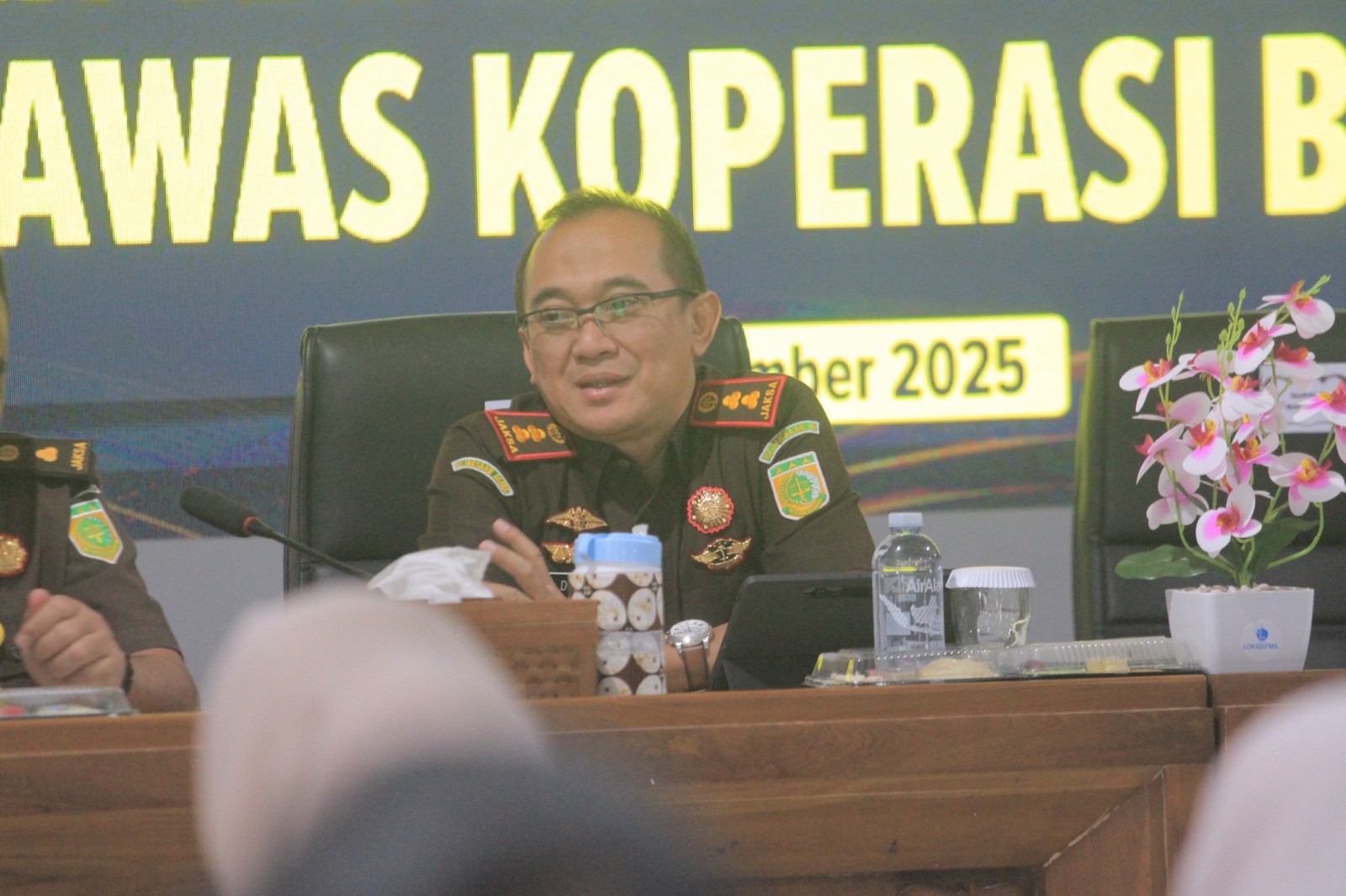 Kejari Magetan memastikan pengelolaan dana KDKMP dipantau ketat melalui Aplikasi Jaga Desa untuk mencegah penyimpangan. AJI PUTRA/RADAR MAGETAN