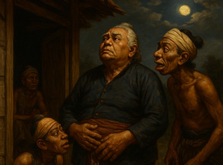 ilustrasi lakon wayang Amarta Kelem.