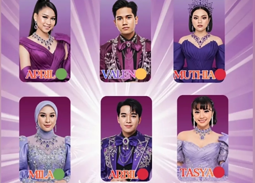 Mutia tersenggol di Top 6 D&rsquo;Academy 7. Tasya diselamatkan juri.