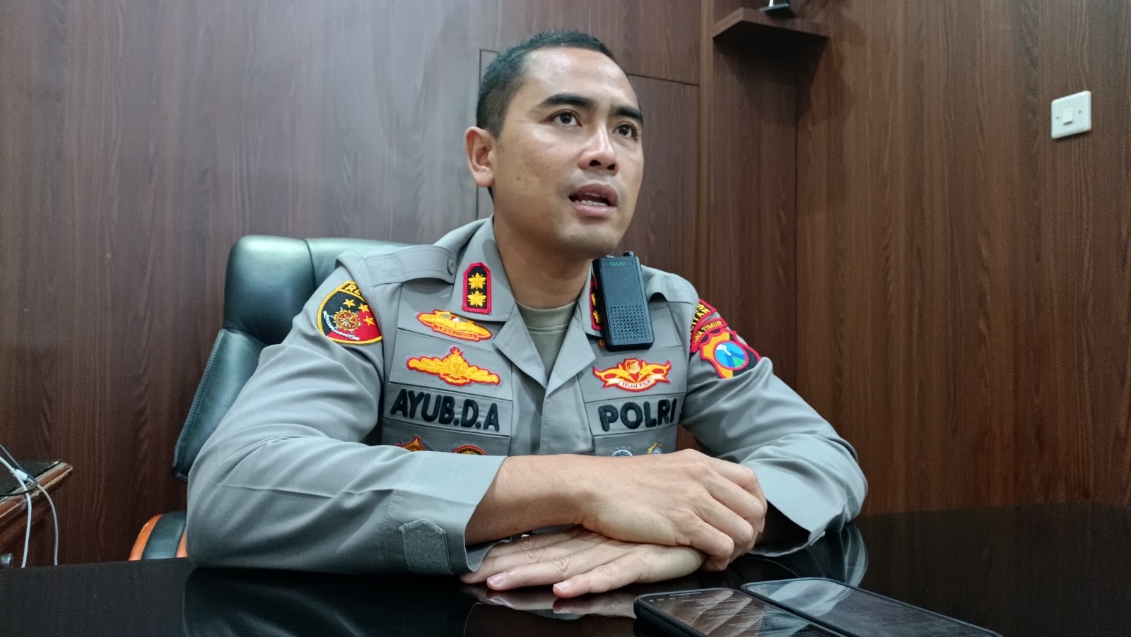 Kapolres Pacitan AKBP Ayub Diponegoro Azhar