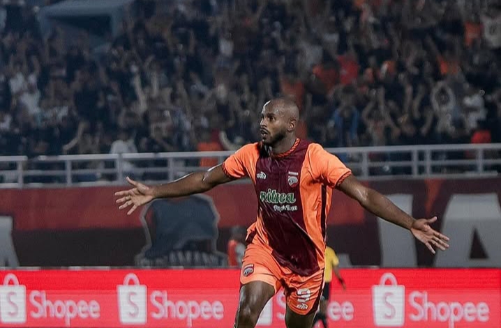 Joel Vinicius, bomber andalan Borneo FC di BRI Super League.